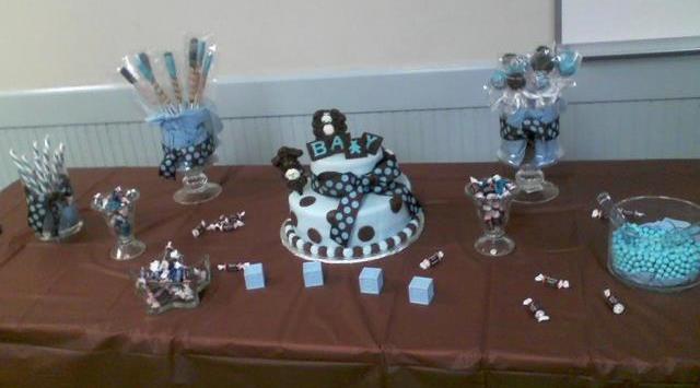 Sweet Elegance Cakes-By Tracie Babyshower Set Up