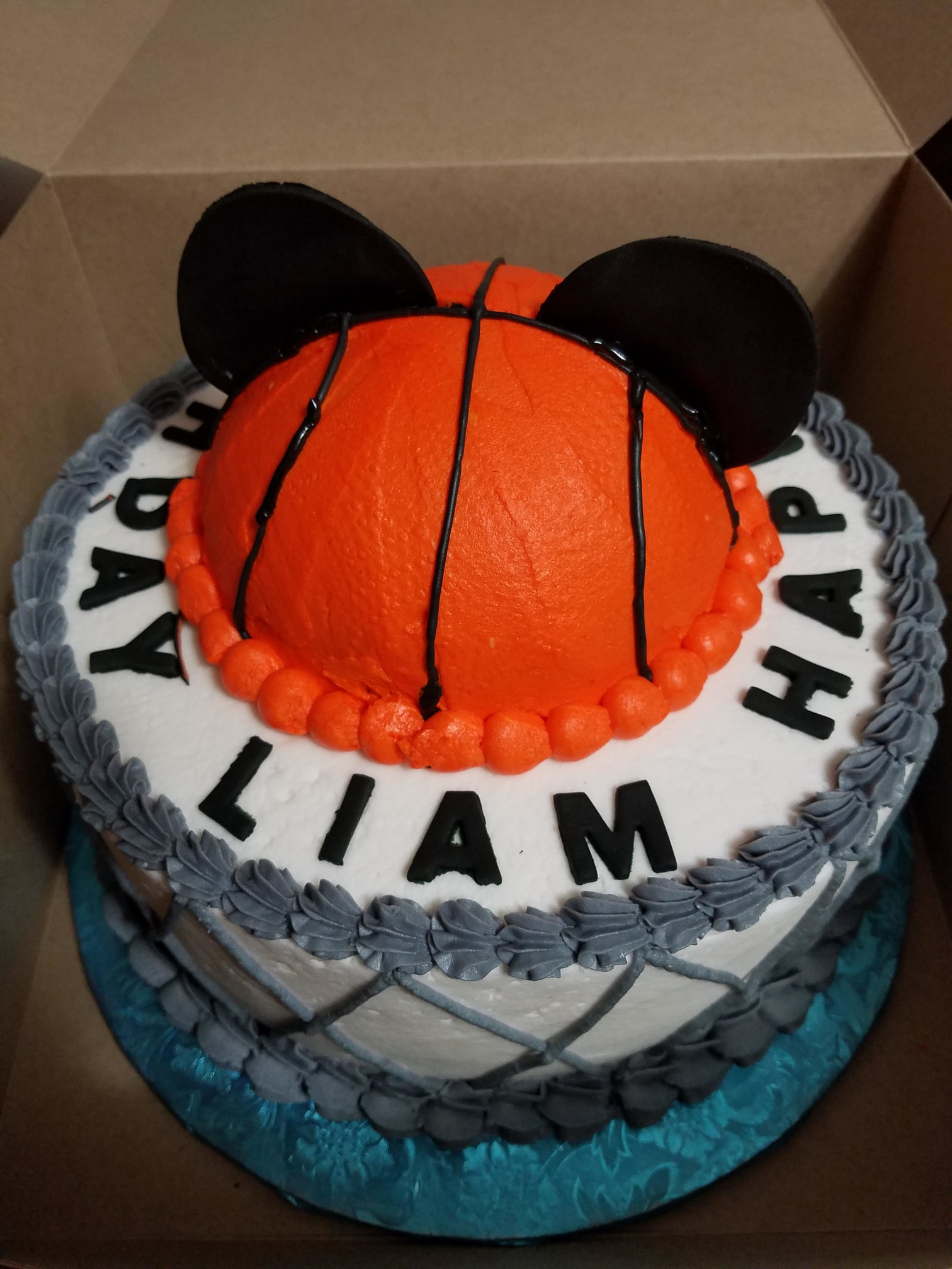 Sweet Elegance Cakes-By Tracie Mickey Ears Basketball Cake
