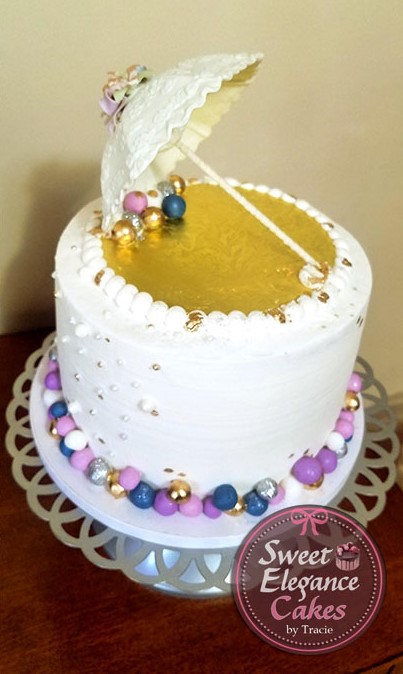 Sweet Elegance By Tracie Babyshower Cake