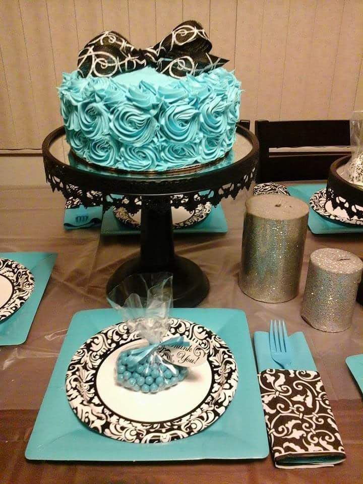 Sweet Elegance Cakes-By Tracie Elegant Blue Theme