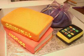 Sweet Elegance Cakes-By Tracie Criminal Justice Book Cake